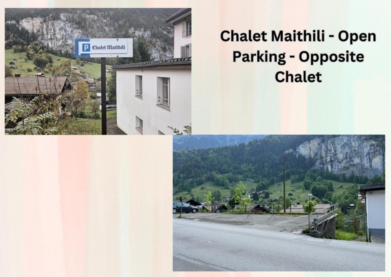 Chalet Maithili Lauterbrunnen -152-Year-Old Majestic Chalet Eksteriør bilde